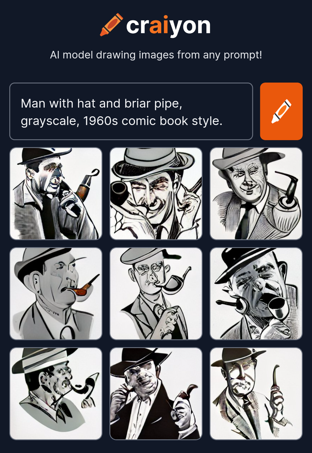 craiyon_141953_Man_with_hat_and_briar_pipe__grayscale__1960s_comic_book_style_.png